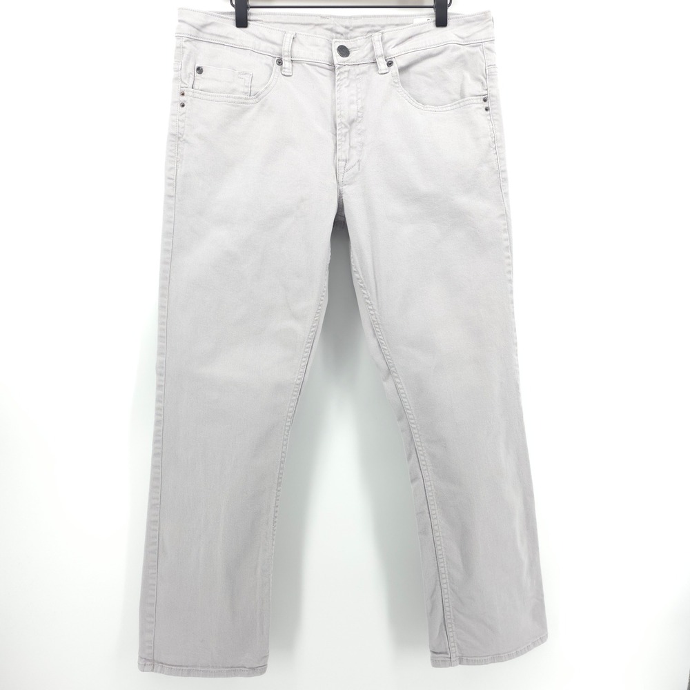 Buffalo David Bitton Men's Jeans Sam-X 34x30 Beige Gray
